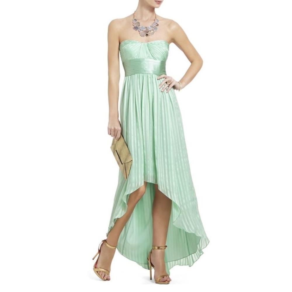 BCBG Alicia Silk Charmeuse Gown